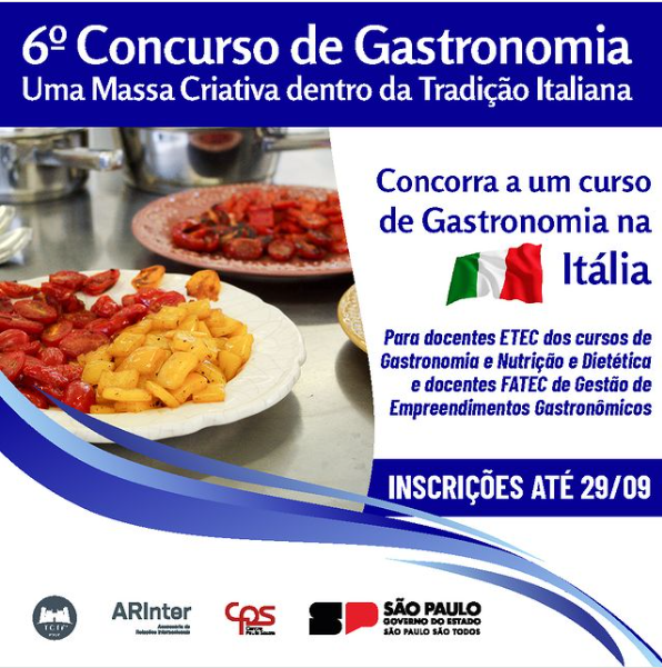 Concurso de Gastronomia – Uma Massa Criativa dentro da Tradição Italiana